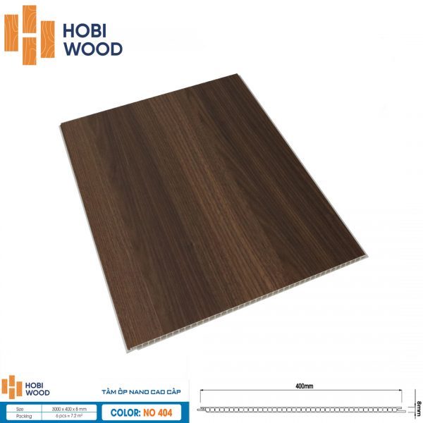 Tấm ốp nano hobi Wood NO-404