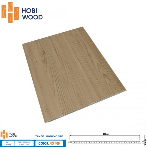 Tấm ốp nano hobi Wood NO-405