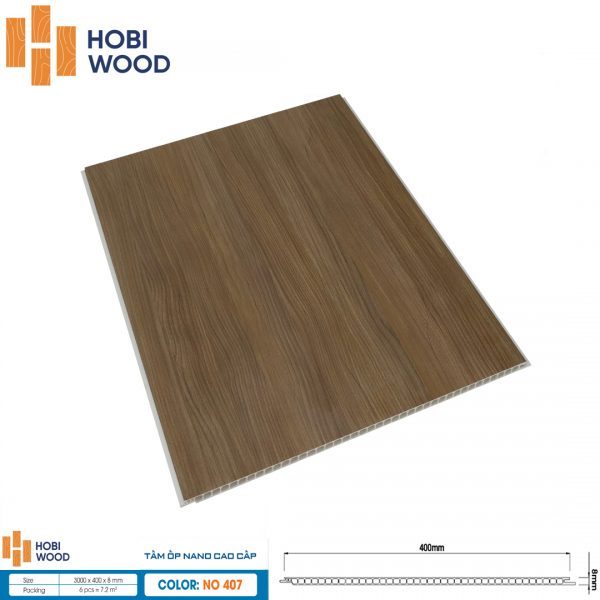 Tấm ốp nano hobi Wood NO-407