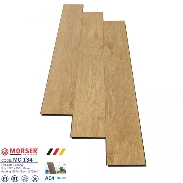 Sàn gỗ công nghiệp Morser 8mm MC134