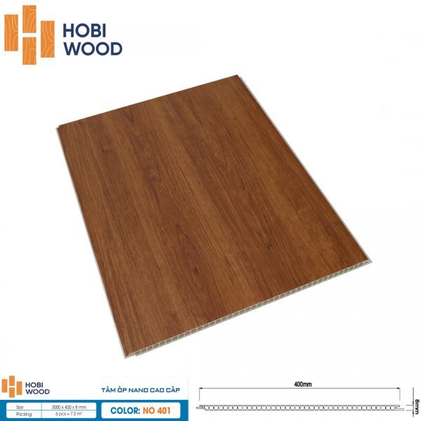 Tấm ốp nano hobi Wood NO-401