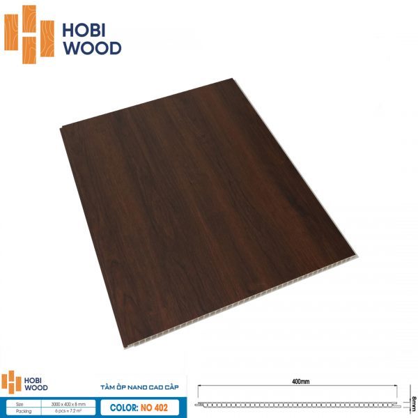 Tấm ốp nano hobi Wood NO-402