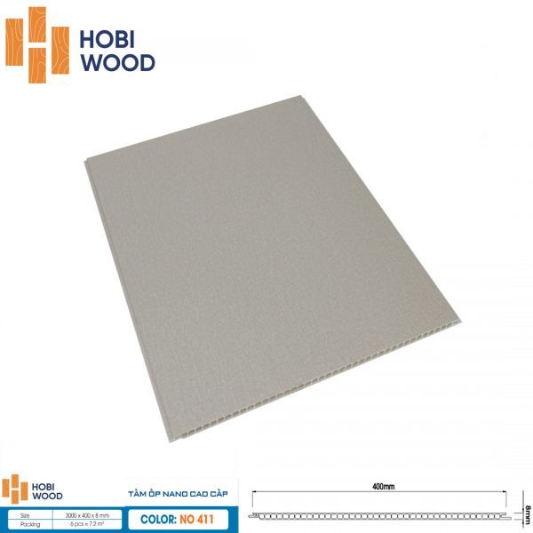 Tấm ốp nano hobi Wood NO-411