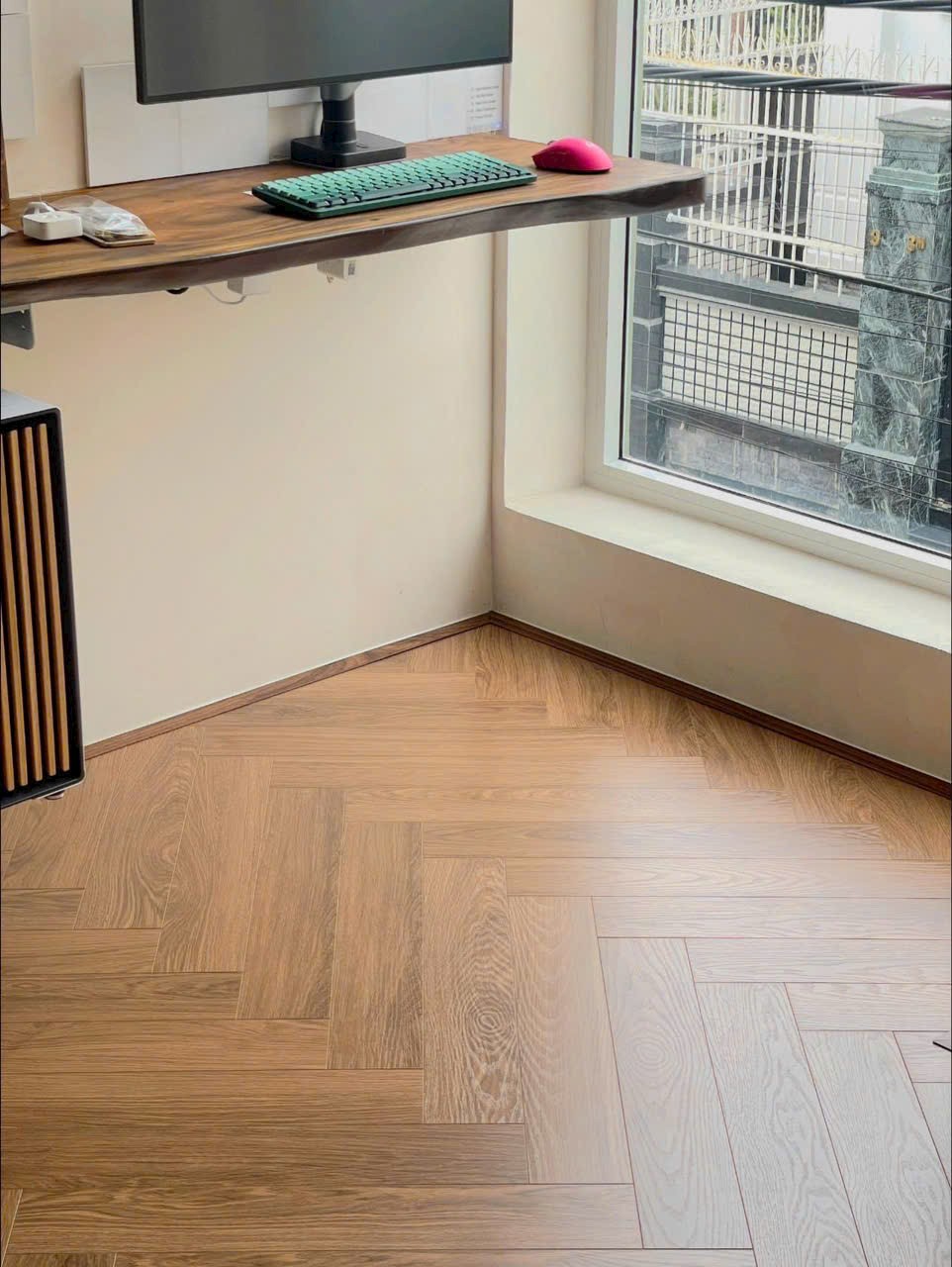 Sàn gỗ công nghiệp xương cá ở quận Tân Bình